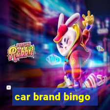 car brand bingo